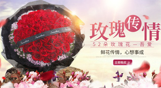 山东莱芜莱城区口镇镇上毛家圈村鲜花速递